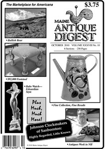 October 2010 Maine Antique Digest cover