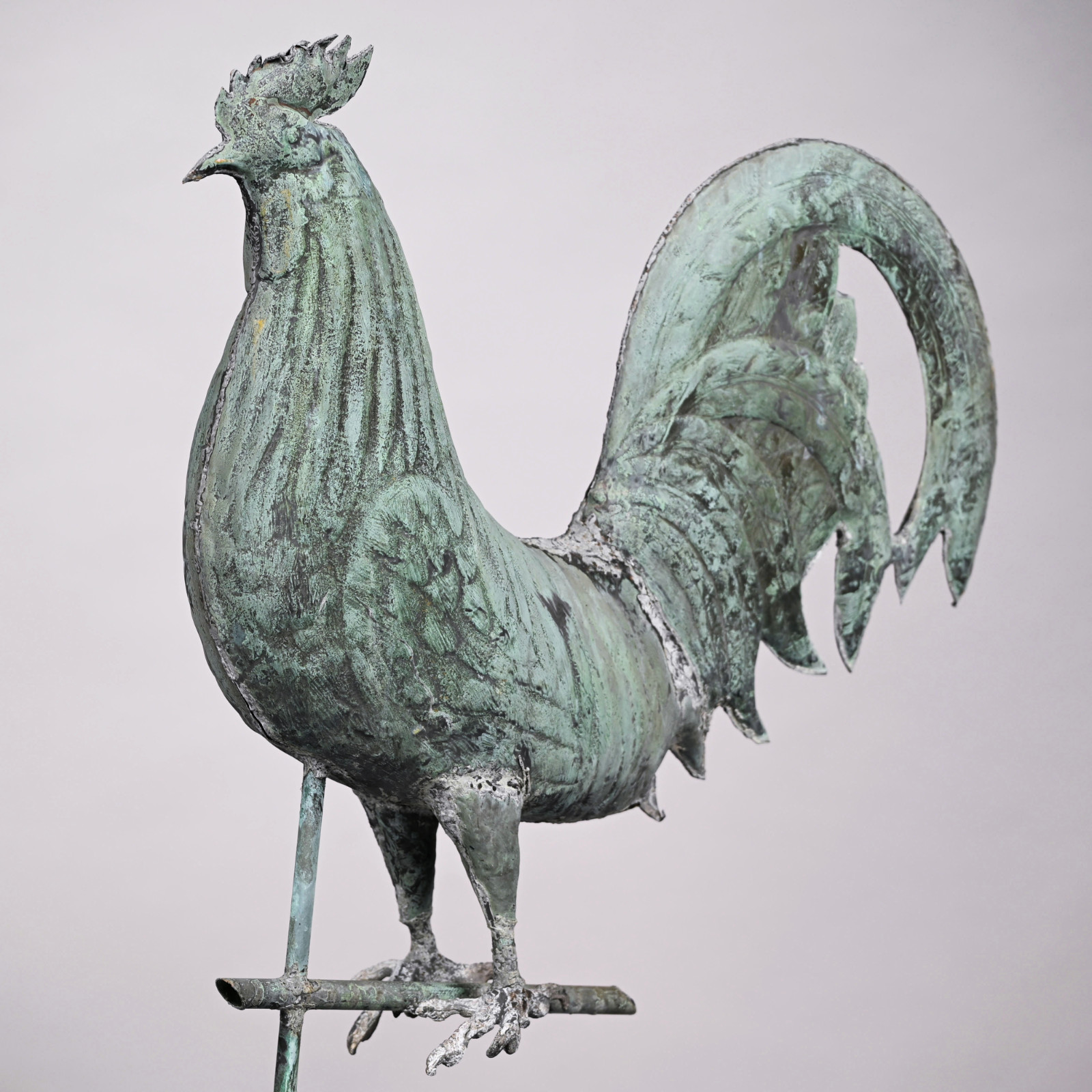 Rooster Copper & Zinc Weathervane with Directionals