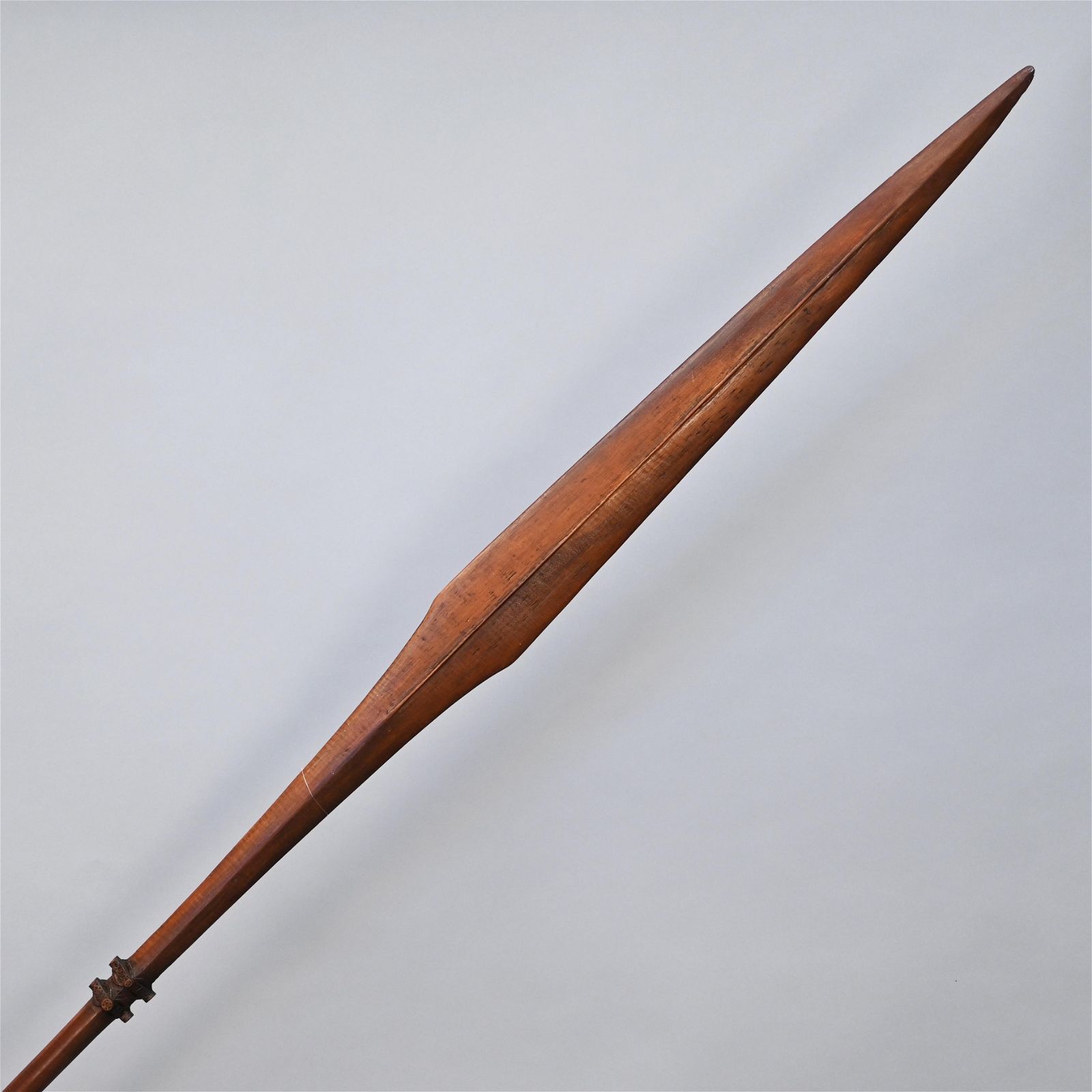 Austral Islands Carved Spear, Rurutu Island