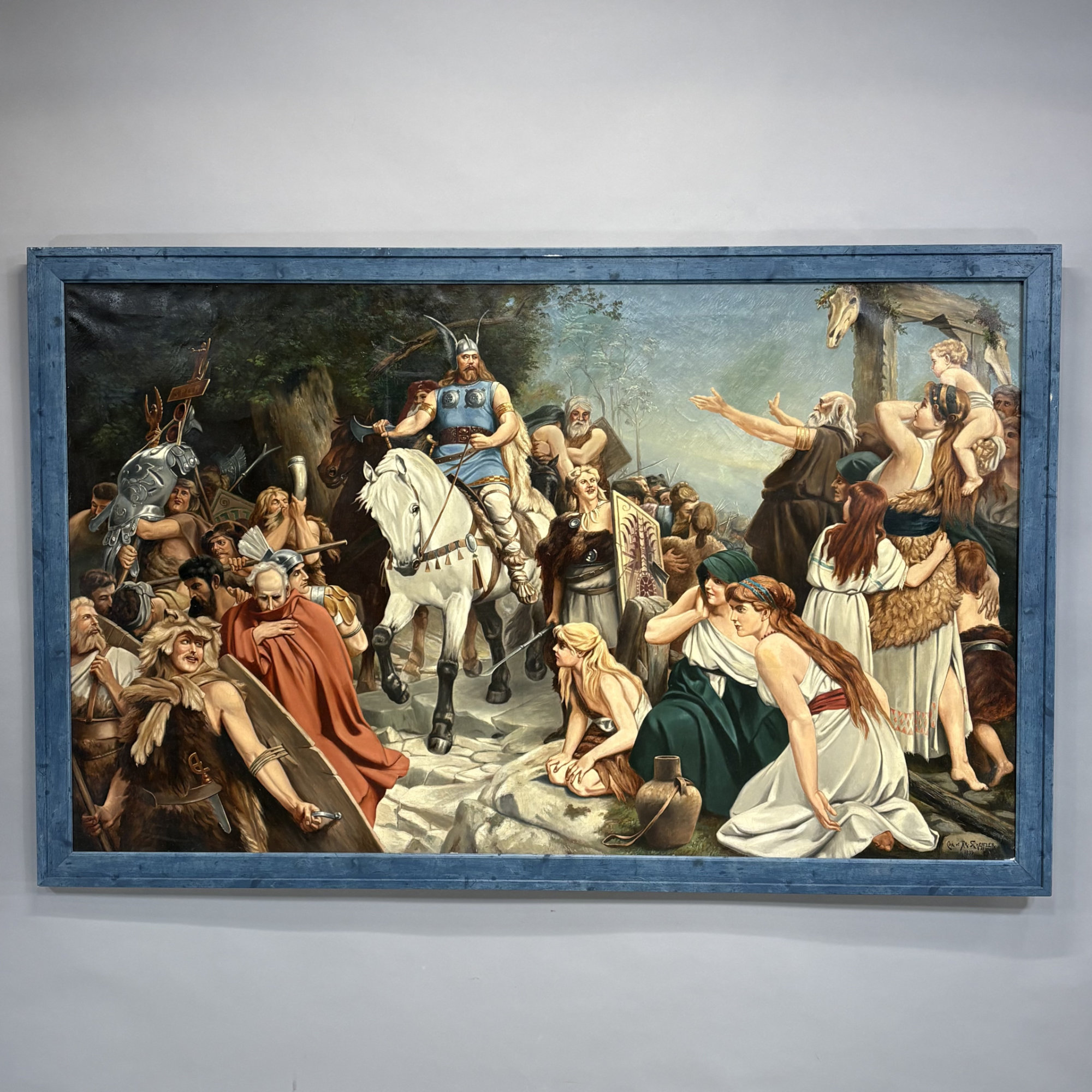 After F. Paul Thumann - Battle of Teutoburg Forest
