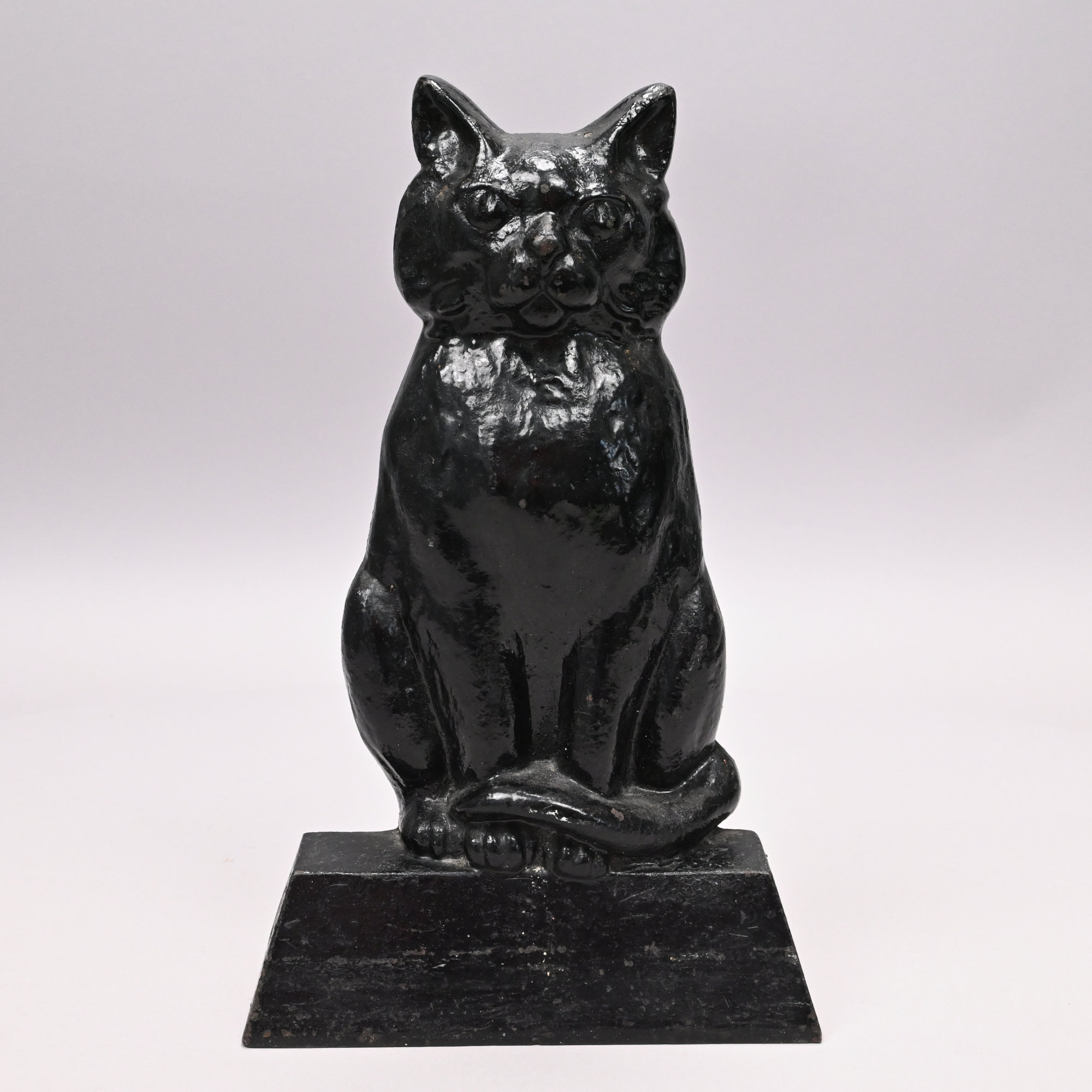 American Cast Iron Sitting Cat Doorstop