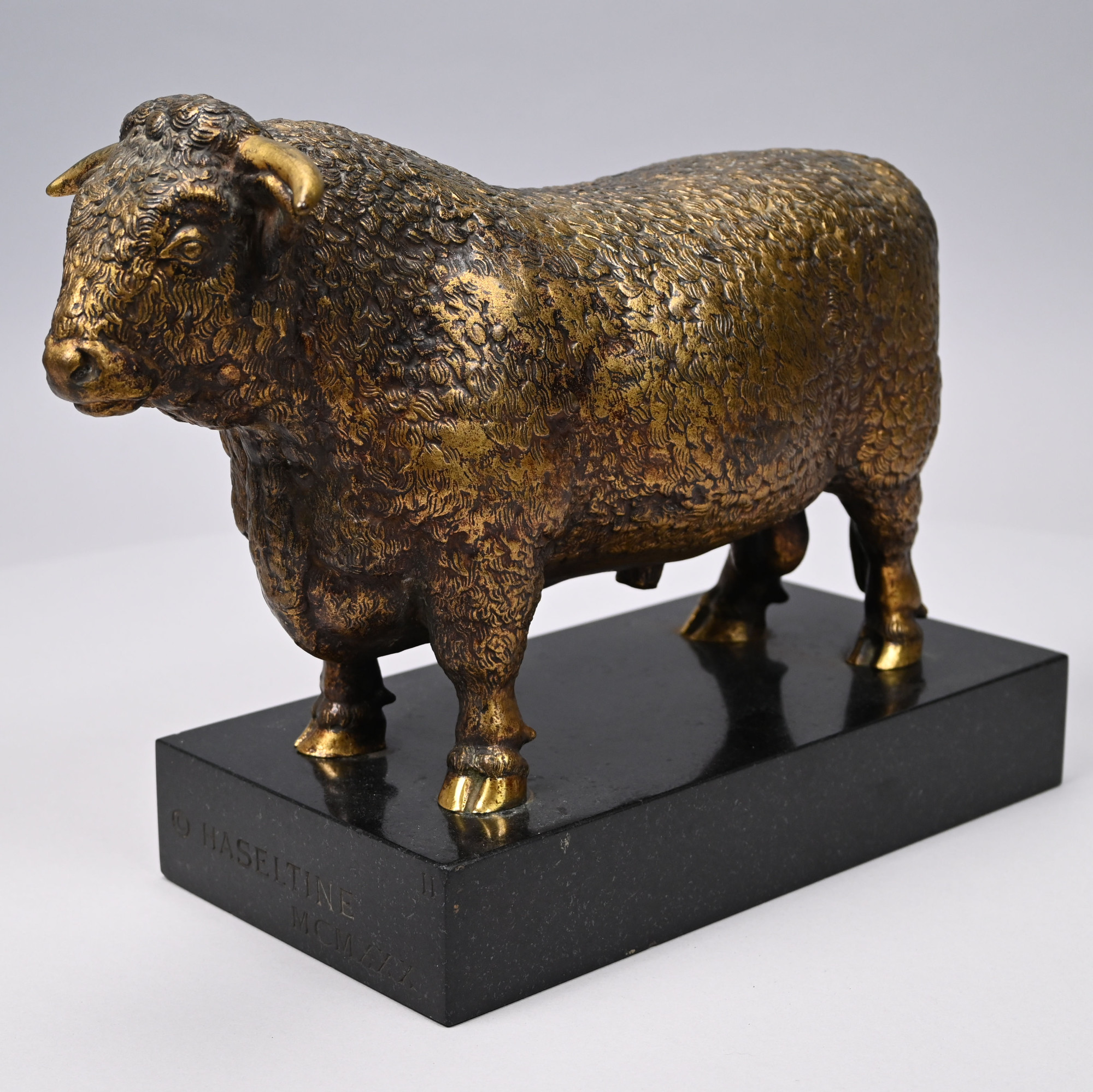 Herbert Chevalier Haseltine (French American, 1877-1962). Hereford Bull, 1930